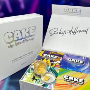 Cake Designer Live Resin extracts 1oz in 16oz glass jars